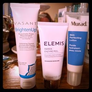 Facial products with free makeup pouch